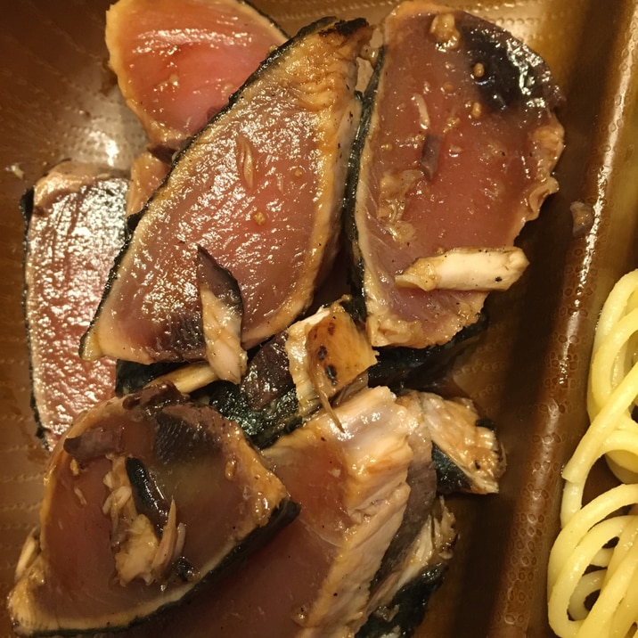 簡単!鰹のたたき漬け